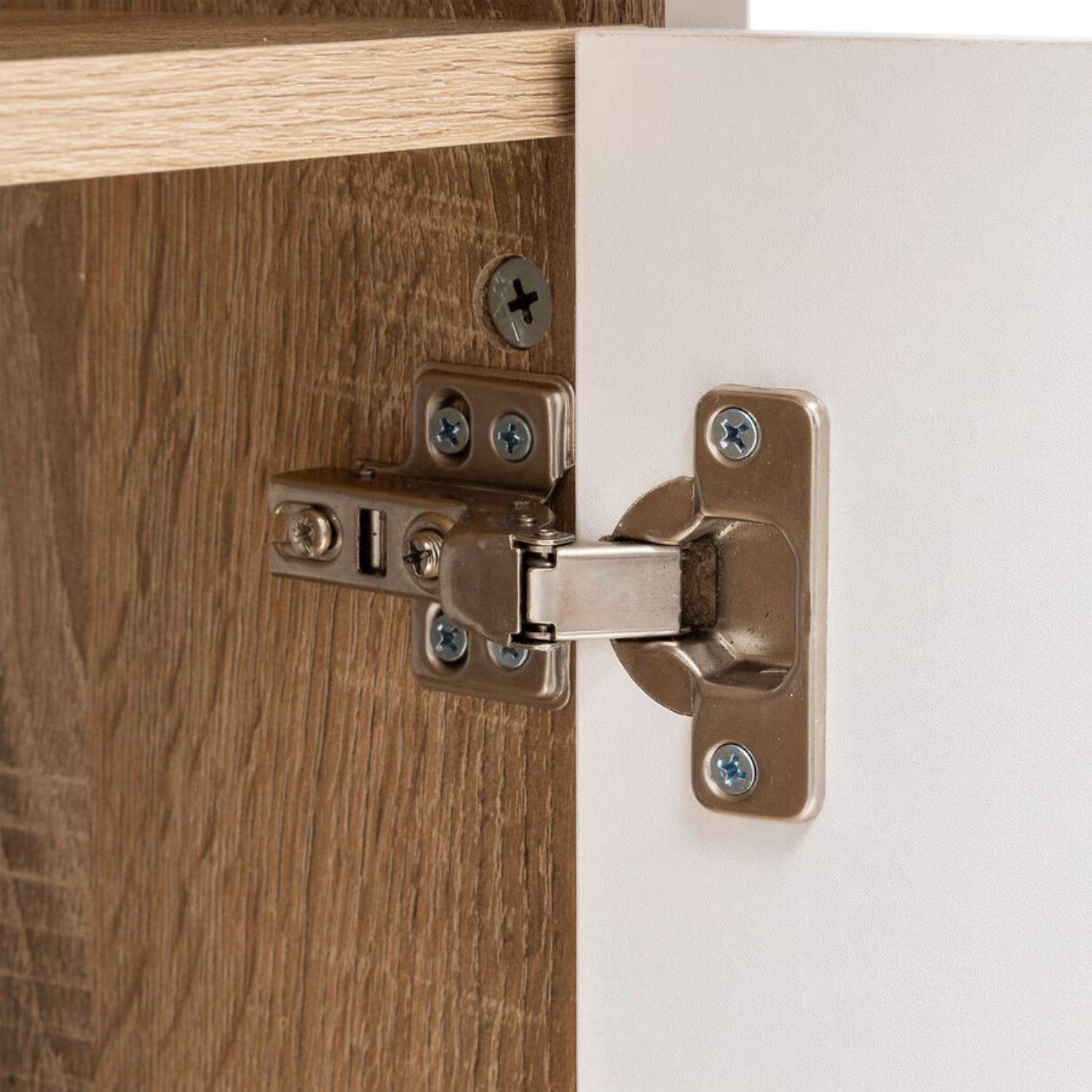 Isola Cucina Piano Lavoro Indipendente Mobile Cucina Credenza Legno Rovere 90 x 80 x 110 cm 2 Ante Cassetti Ripiani Moderno Tavolo Versatile Soggiorno Sala Pranzo