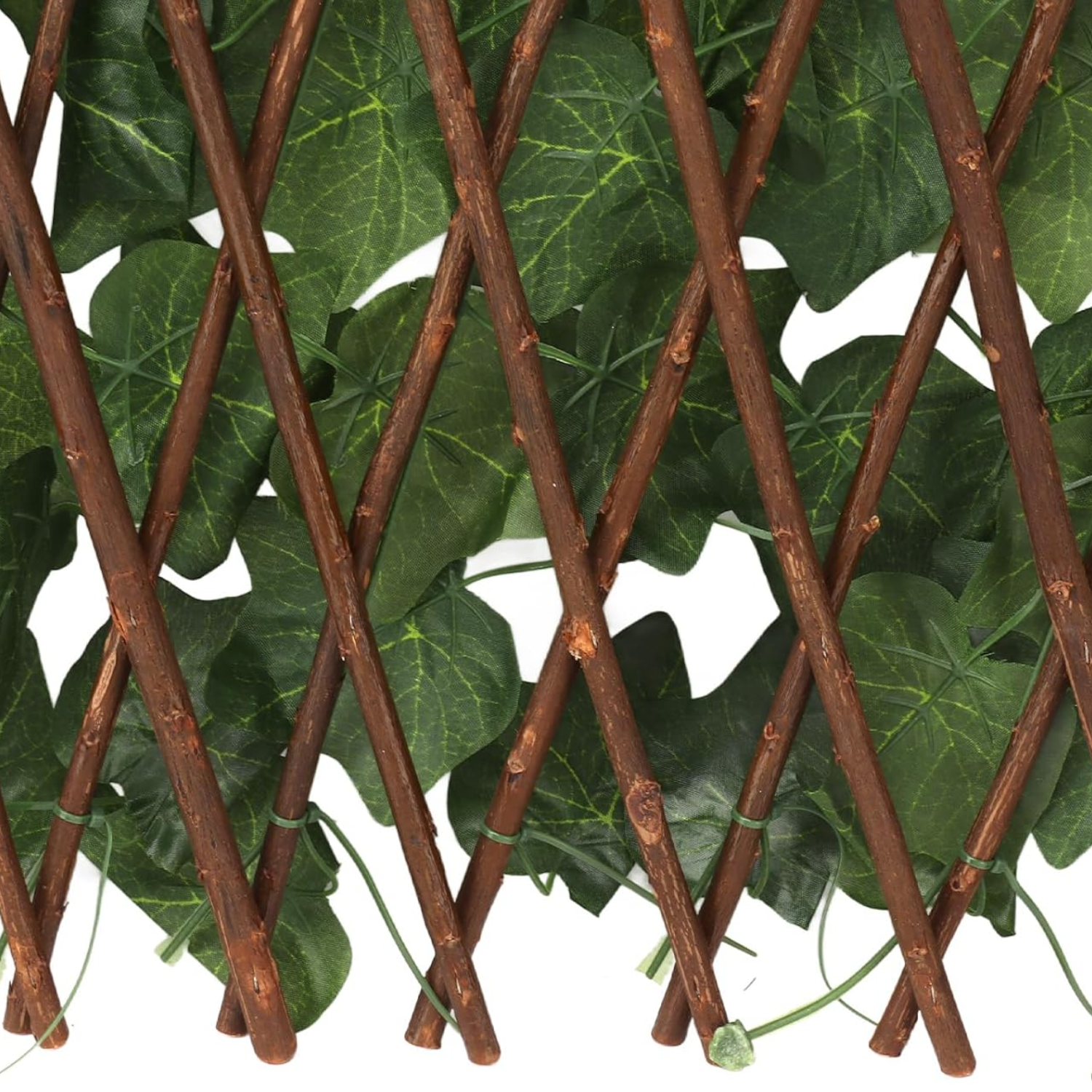 Siepe Finta Recinzione Verde Edera Sintetica Giardino Balcone Terrazzo Ringhiera Privacy Foglie Artificiali Resistente Realistica