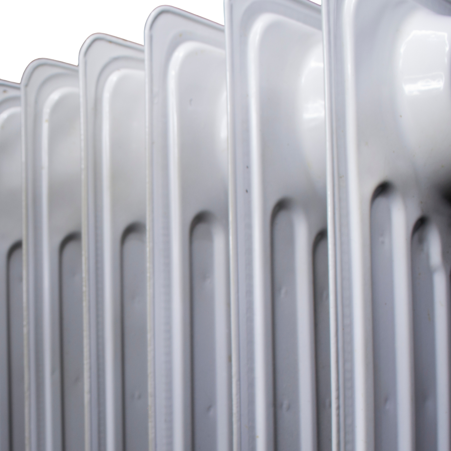 Radiatore Olio Elettrico Basso Consumo Bianco 7 Elementi 3 Livelli Riscaldamento Elettrico Termostato Regolabile Trasportabile 1500 W Protezione Surriscaldamento Casa