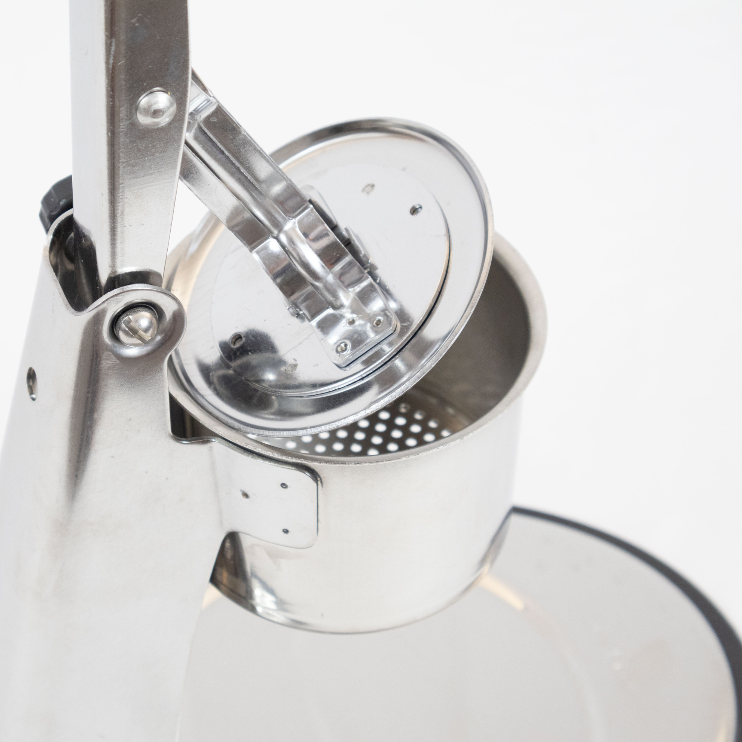 Schiacciapatate Acciaio Inox 18/10 Purè di Patate Made in Italy 2 Filtri Intercambiabili Passapatate Manuale Schiacciapassatelli Lavabile in Lavastoviglie Verdura Frutta Cibo Neonati