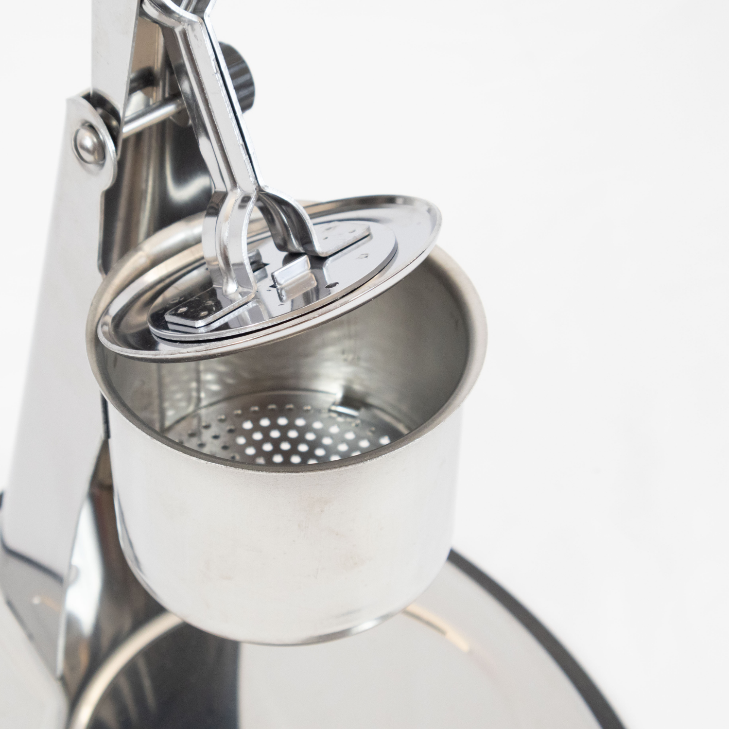 Schiacciapatate Acciaio Inox 18/10 Purè di Patate Made in Italy 2 Filtri Intercambiabili Passapatate Manuale Schiacciapassatelli Lavabile in Lavastoviglie Verdura Frutta Cibo Neonati