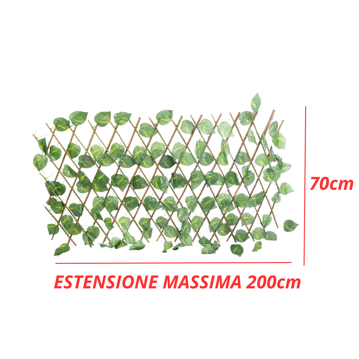 Siepe Finta Recinzione Verde Edera Sintetica Giardino Balcone Terrazzo Ringhiera Privacy Foglie Artificiali Resistente Realistica