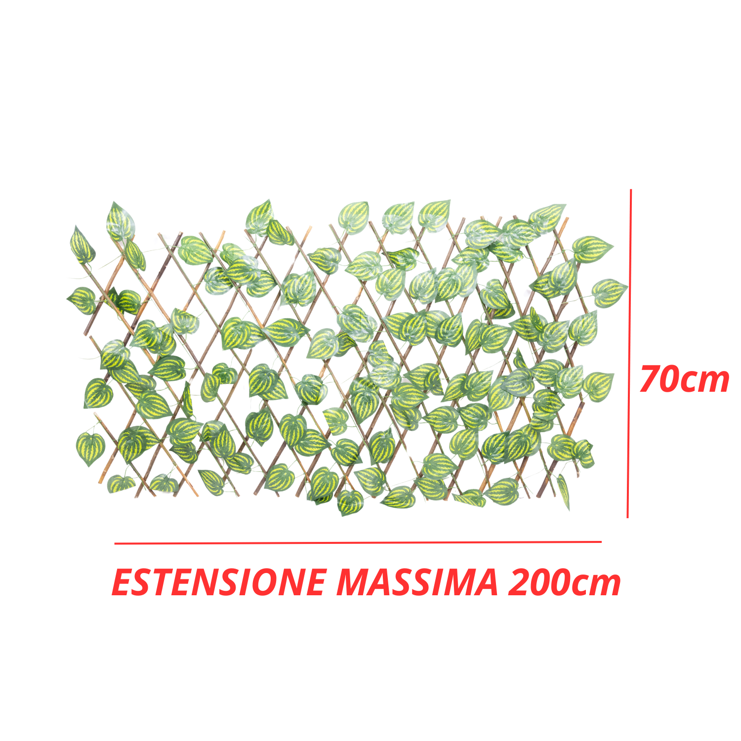 Siepe Finta Recinzione Verde Edera Sintetica Giardino Balcone Terrazzo Ringhiera Privacy Foglie Artificiali Resistente Realistica