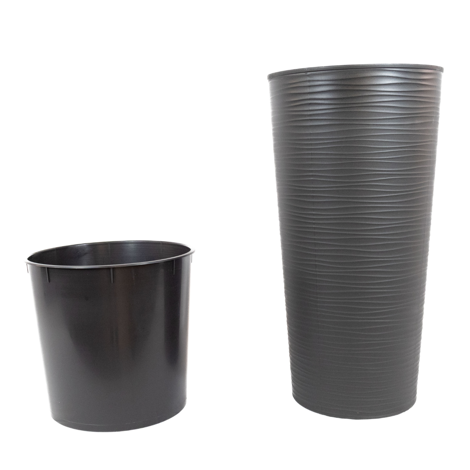 Vasi Per Piante Da Esterno Ovale Alti Fioriera 30x57 Plastica Giardino Balcone Evento Locale Terrazzo Resina Outdoor Design Moderno