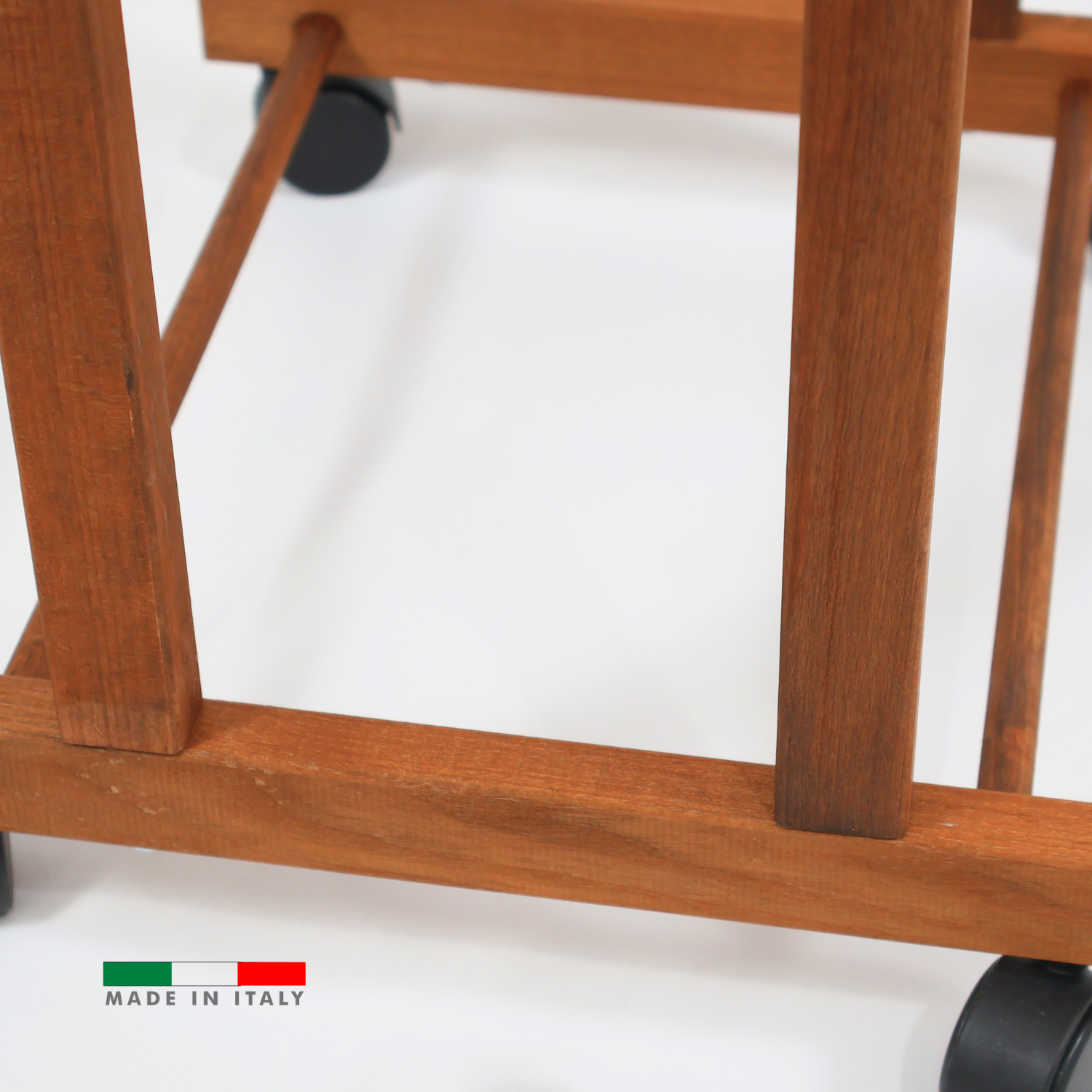 Asse da Stiro Legno Luxury Quality Porta Caldaia Faggio Con Indossatore Appendiabiti Legno Noce Salvaspazio Vestiti Rotelle Servo Muto Antiscivolo Stabile