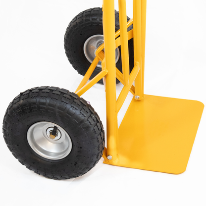 Carrello Con Ruote Portatutto Portapacchi Capacità Carico 200 Kg Acciaio Robusto Saliscale Trasporto Per Scale Officina Trasloco Lavori Arancione