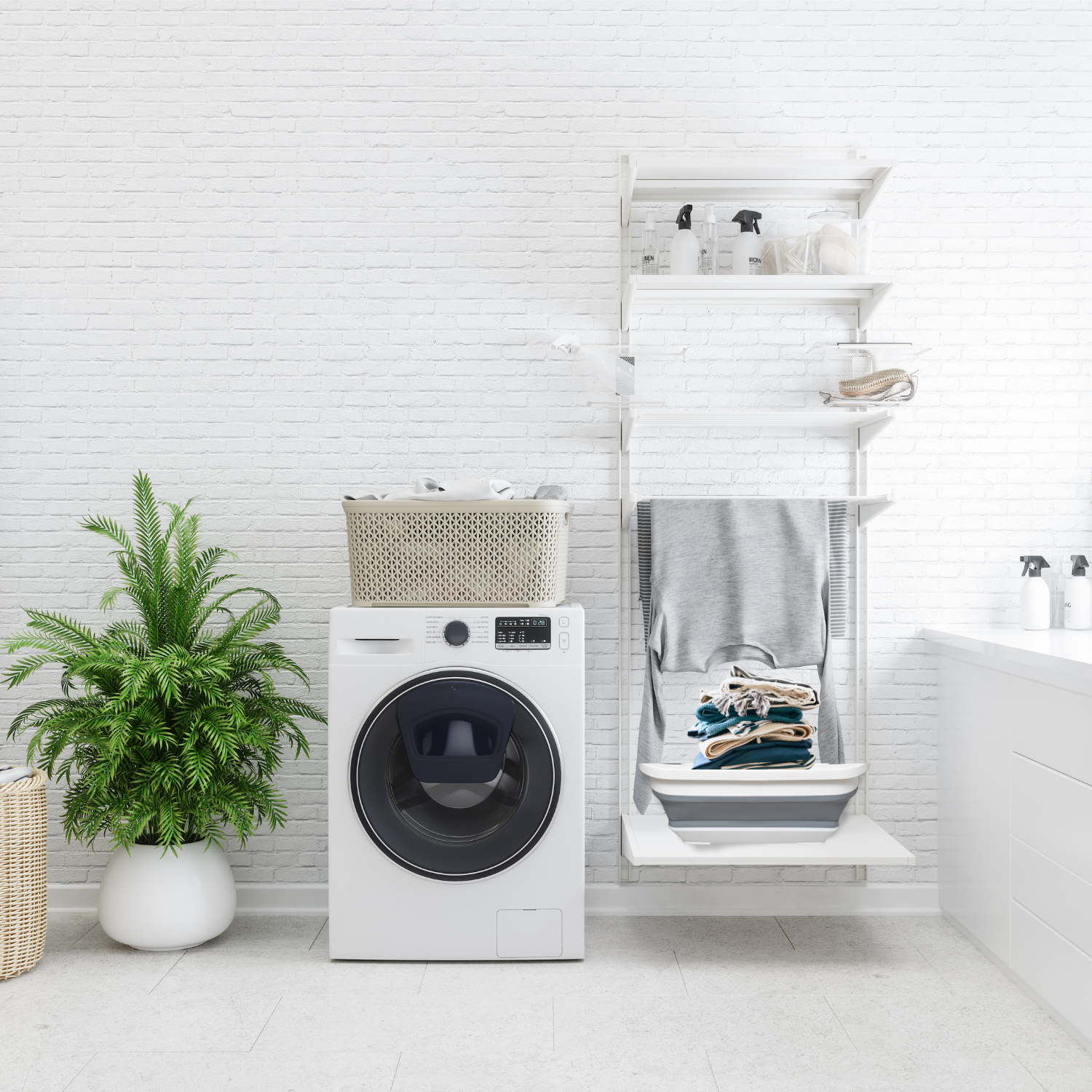 Cesto Portabiancheria Pieghevole Retrattile Plastica Capacità 8 Litri Contenitore Bucato Salvaspazio Portatile