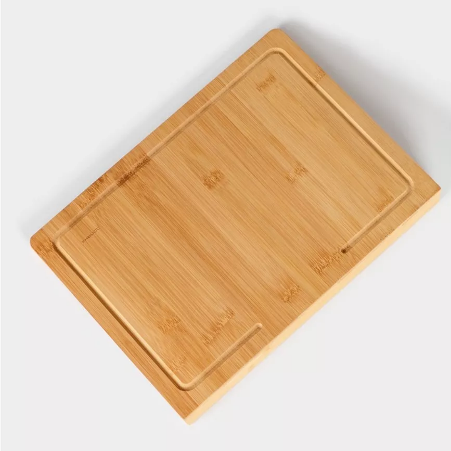 Tagliere Cucina Grande Legno Premium Quality Bambù Massiccio FSC Bordo Piano Lavoro Cucina 45 x 35,5 x 5 cm Professionale Antiscivolo Scanalatura Succhi Carne Cucina Salumi
