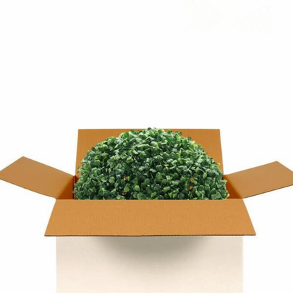 Palla Siepe Finta Esterno Artificiale Sfera di Bosso 18 Ø cm Foglia Realistica Pianta Sintetica Decorativa Interno Esterno Giardino Ingresso Balcone Cortile