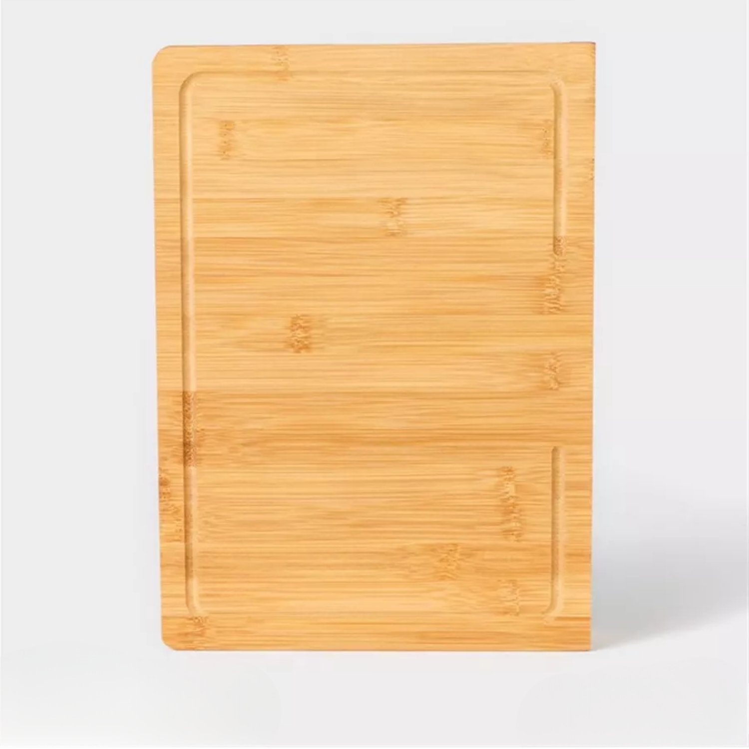 Tagliere Cucina Grande Legno Premium Quality Bambù Massiccio FSC Bordo Piano Lavoro Cucina 45 x 35,5 x 5 cm Professionale Antiscivolo Scanalatura Succhi Carne Cucina Salumi