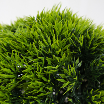 Palla Siepe Finta Esterno Artificiale Sfera di Bosso 18 Ø cm Foglia Realistica Pianta Sintetica Decorativa Interno Esterno Giardino Ingresso Balcone Cortile