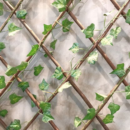 Siepe Finta Recinzione Verde Edera Sintetica Giardino Balcone Terrazzo Ringhiera Privacy Foglie Artificiali Resistente Realistica