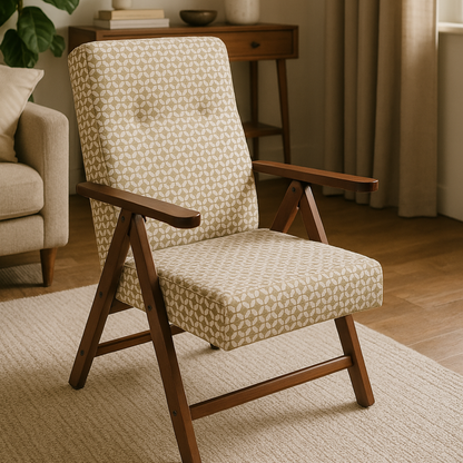 Poltrona Relax Tessuto Reclinabile Manuale Tortora Sedia Sdraio Confortevole Ergonomica