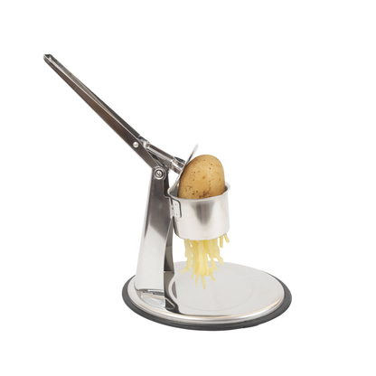 Schiacciapatate Acciaio Inox 18/10 Purè di Patate Made in Italy 2 Filtri Intercambiabili Passapatate Manuale Schiacciapassatelli Lavabile in Lavastoviglie Verdura Frutta Cibo Neonati