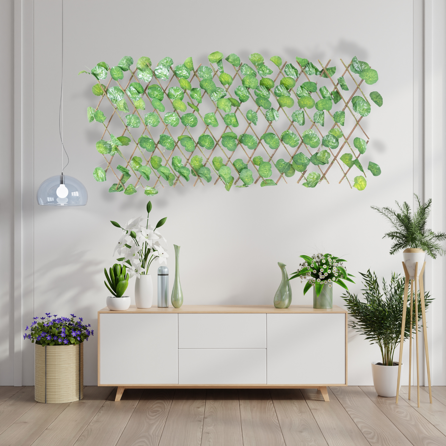 Siepe Finta Recinzione Verde Edera Sintetica Giardino Balcone Terrazzo Ringhiera Privacy Foglie Artificiali Resistente Realistica