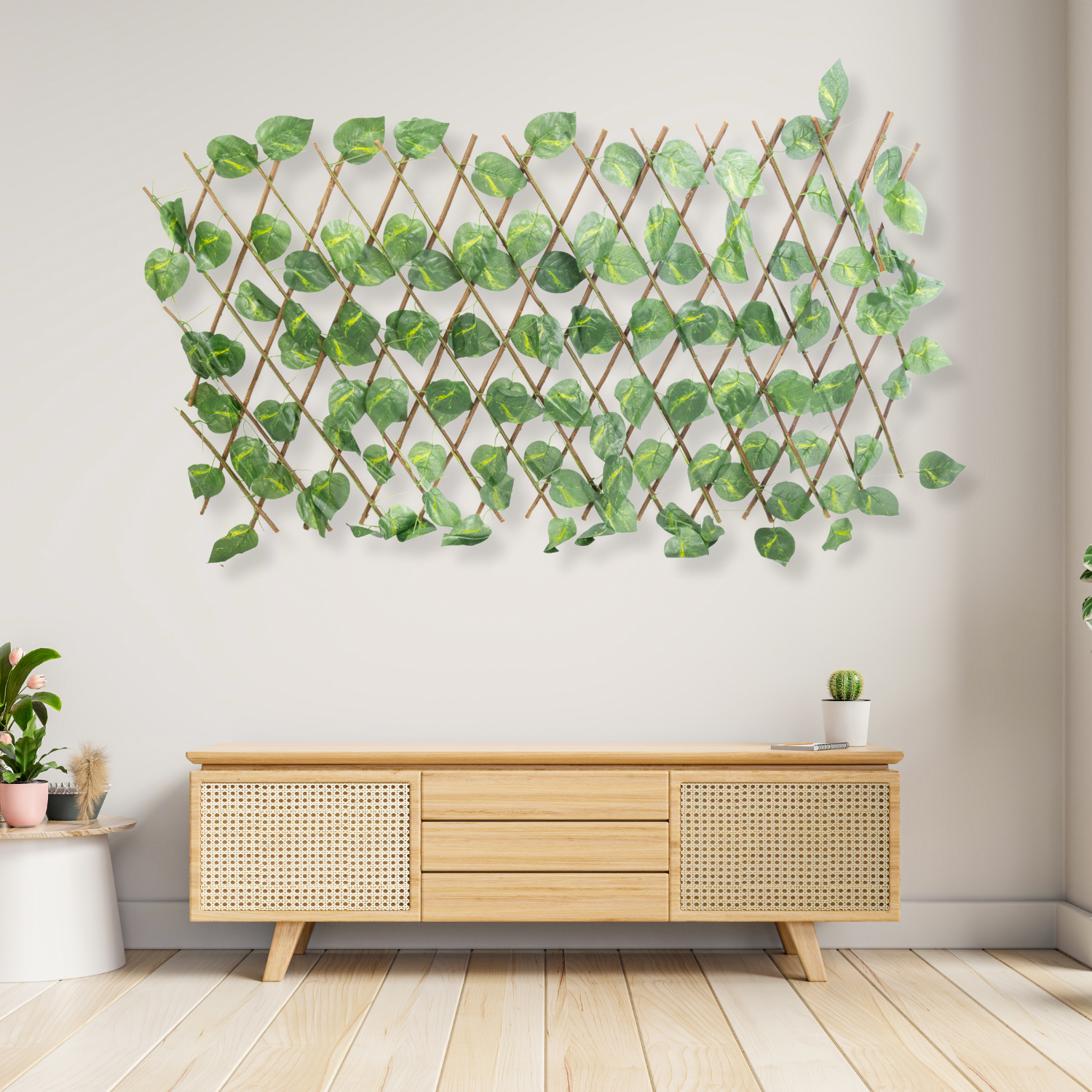 Siepe Finta Recinzione Verde Edera Sintetica Giardino Balcone Terrazzo Ringhiera Privacy Foglie Artificiali Resistente Realistica