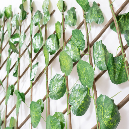 Siepe Finta Recinzione Verde Edera Sintetica Giardino Balcone Terrazzo Ringhiera Privacy Foglie Artificiali Resistente Realistica