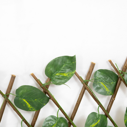 Siepe Finta Recinzione Verde Edera Sintetica Giardino Balcone Terrazzo Ringhiera Privacy Foglie Artificiali Resistente Realistica