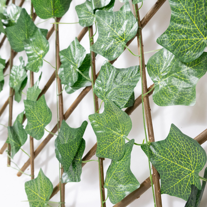 Siepe Finta Recinzione Verde Edera Sintetica Giardino Balcone Terrazzo Ringhiera Privacy Foglie Artificiali Resistente Realistica