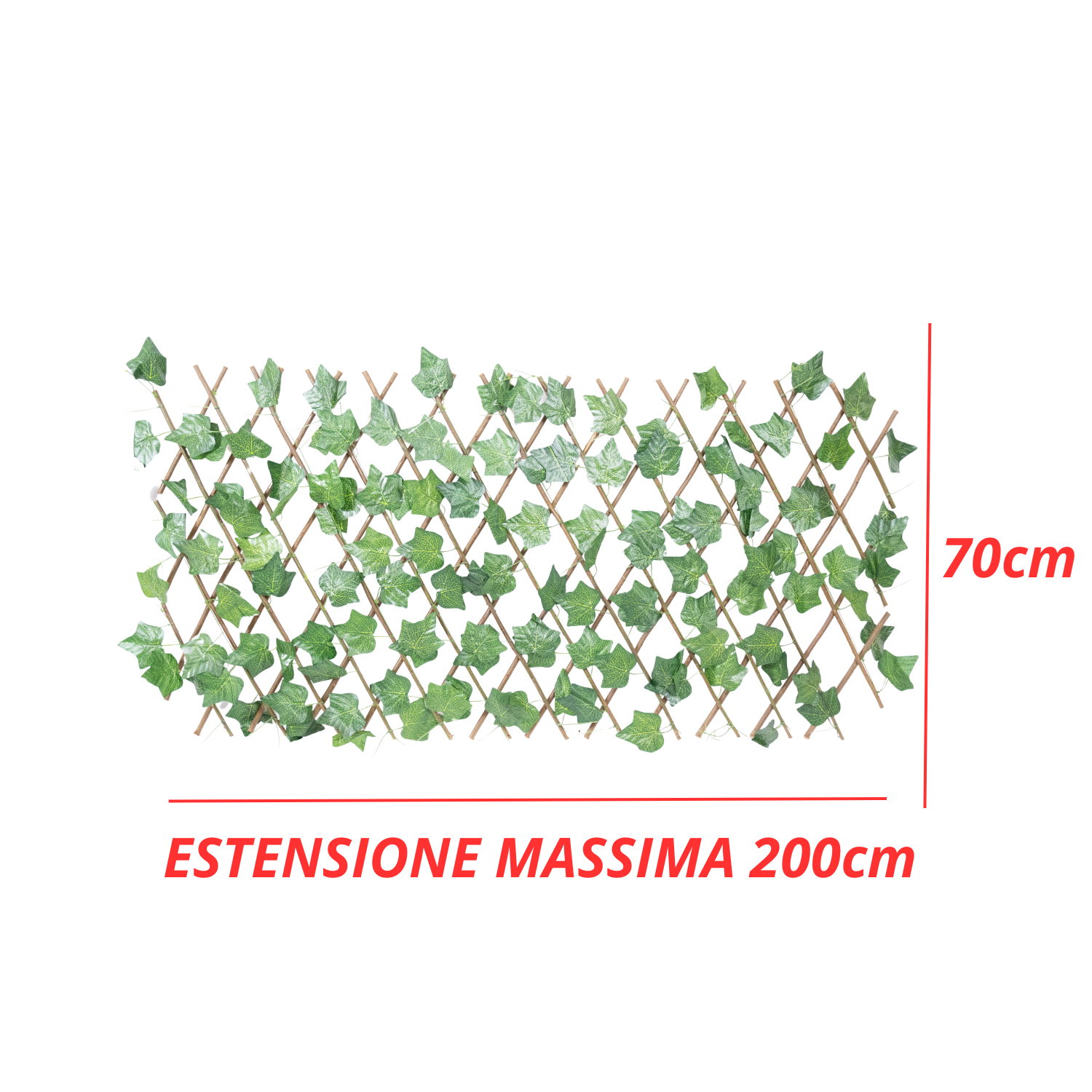 Siepe Finta Recinzione Verde Edera Sintetica Giardino Balcone Terrazzo Ringhiera Privacy Foglie Artificiali Resistente Realistica