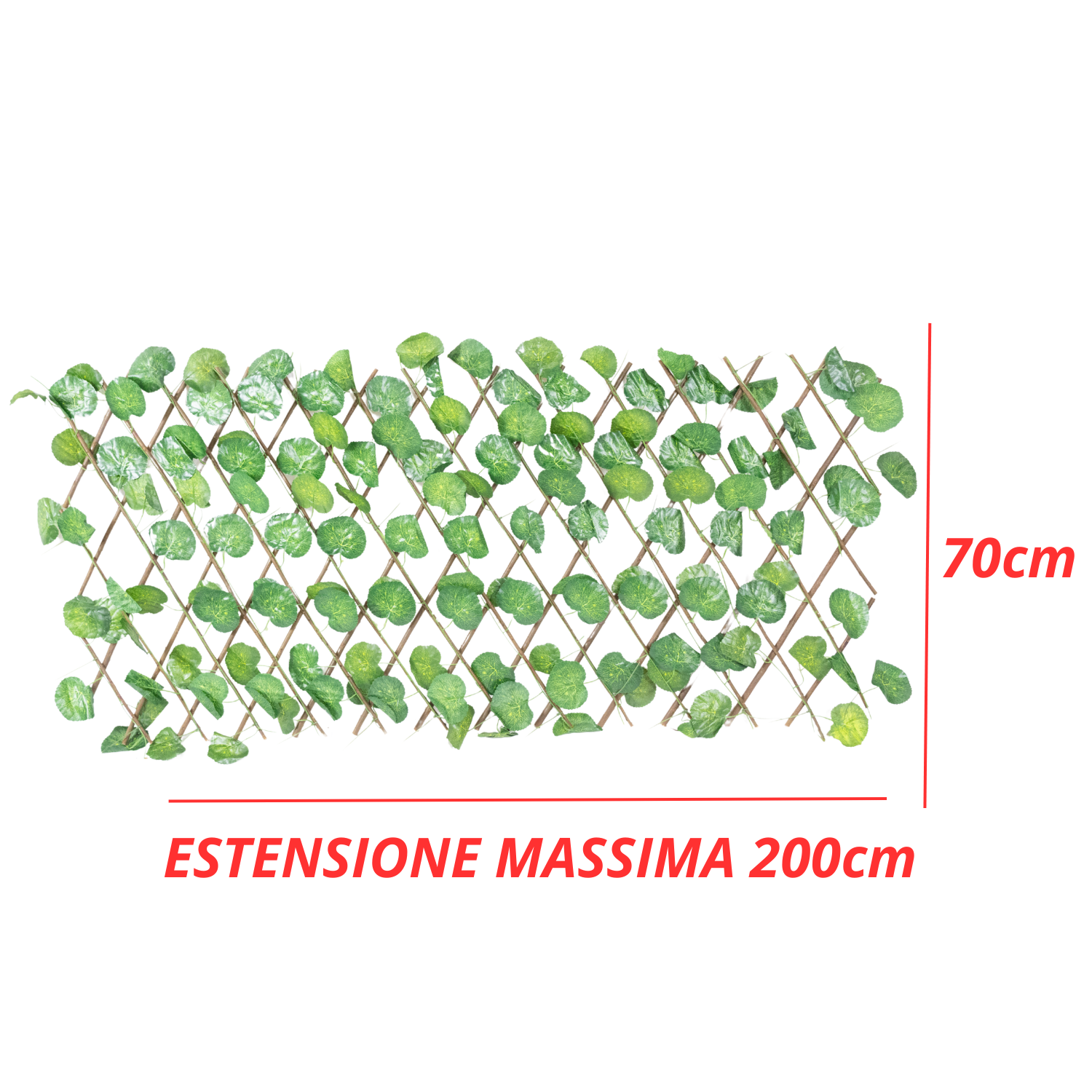 Siepe Finta Recinzione Verde Edera Sintetica Giardino Balcone Terrazzo Ringhiera Privacy Foglie Artificiali Resistente Realistica