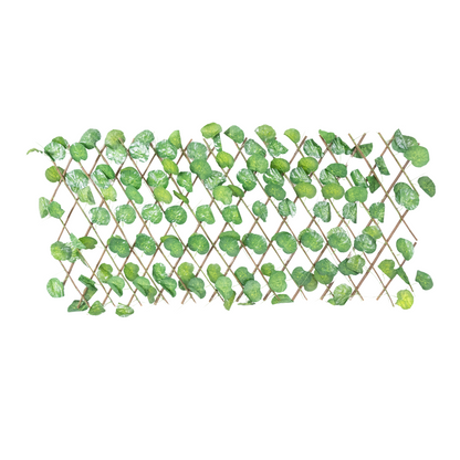 Siepe Finta Recinzione Verde Edera Sintetica Giardino Balcone Terrazzo Ringhiera Privacy Foglie Artificiali Resistente Realistica