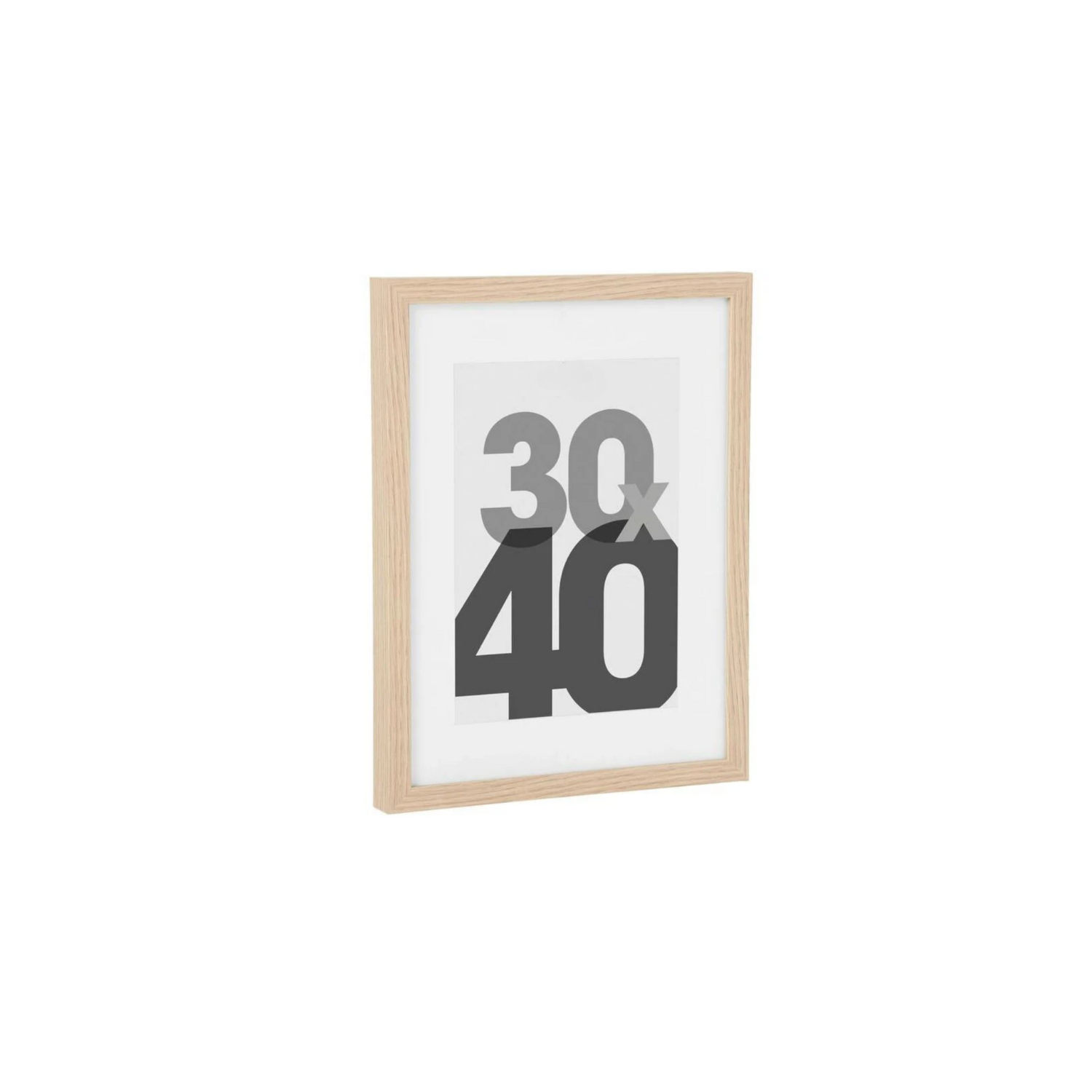 Cornice 30 x 40 cm Legno Naturale Set da 3 Premium Quality Parete Portafoto Foto Immagini Tavolo Casa Ufficio