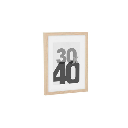 Cornice 30 x 40 cm Legno Naturale Set da 3 Premium Quality Parete Portafoto Foto Immagini Tavolo Casa Ufficio
