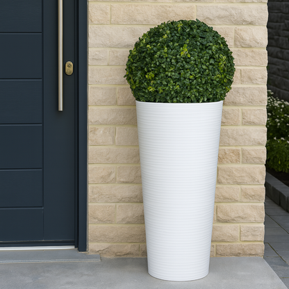 Vasi Per Piante Da Esterno Ovale Alti Fioriera 30x57 Plastica Giardino Balcone Evento Locale Terrazzo Resina Outdoor Design Moderno