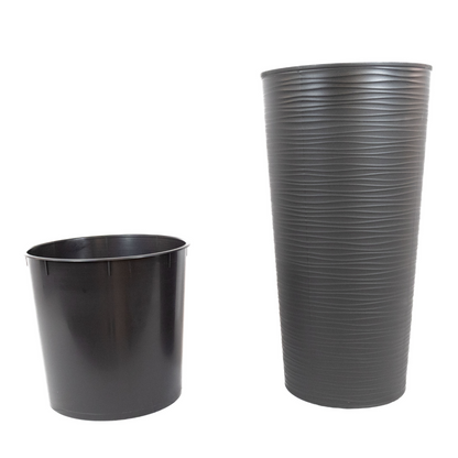 Vasi Per Piante Da Esterno Ovale Alti Fioriera 30x57 Plastica Giardino Balcone Evento Locale Terrazzo Resina Outdoor Design Moderno